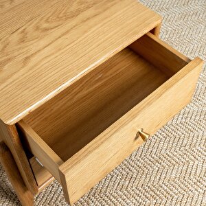 Fil Meşe Komodin 2 Çekmeceli