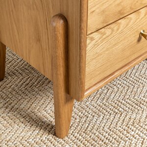 Fil Meşe Komodin 2 Çekmeceli