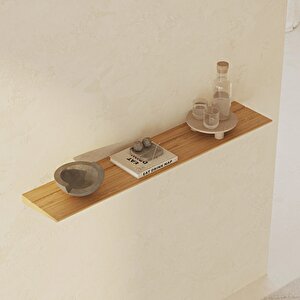 Tala Meşe Raf 100 Cm Ahşap