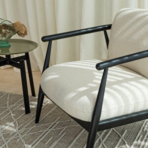 Senna Siyah Berjer Ahşap