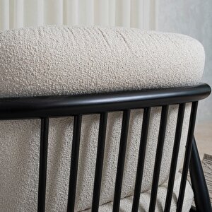 Senna Siyah Berjer Ahşap