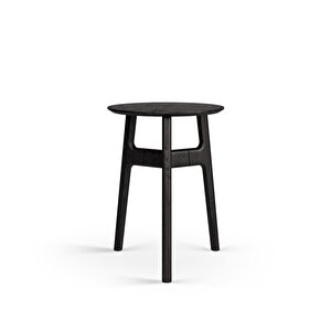 Casablanca Siyah Yan Sehpa Ahşap