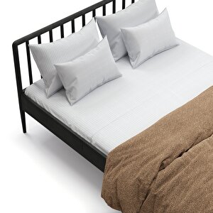 Lilium Siyah Karyola 140x190