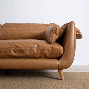 Mevy Üçlü Koltuk Deri