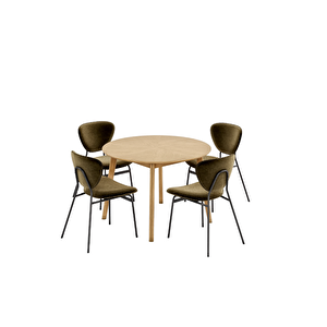 Rove Meşe Yemek Masası 110 Cm