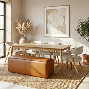 Norge Yemek Masası 100x200 Ahşap