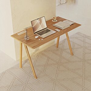 Bike Meşe Çalışma Masası Ahşap