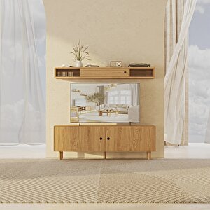 Suprema Meşe Tv Ünitesi 140 Cm Ahşap