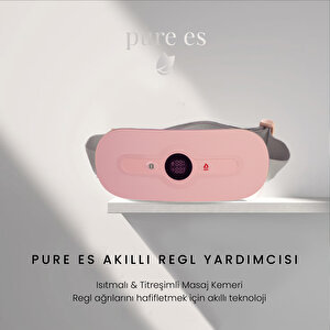 Akıllı Isıtıcılı Masaj Kemeri Pembe