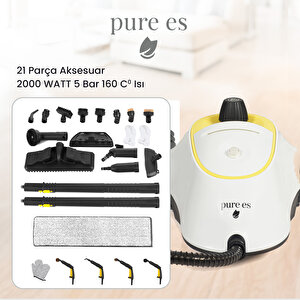 Yüksek Basınçlı Buharlı Temizleyici Beyaz