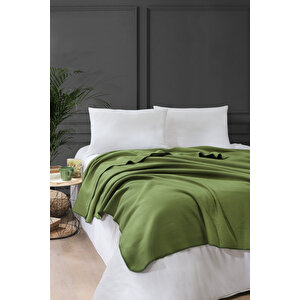 Bloom Polar Battaniye Haki Yeşil 130x170 Cm