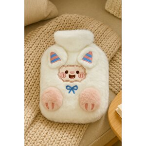 Yoyoso Sevimli Koyun Figürlü Sıcak Su Torbası Beyaz 800ml