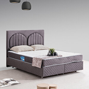 Walter Tek Kişilik Baza Başlık Orthosoft Yatak Seti - Antrasit