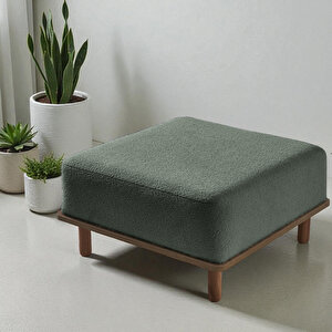 Eymense Pia Tekli Koltuk + Puf Yeşil