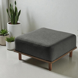 Eymense Pia Tekli Koltuk + Puf Antrasit