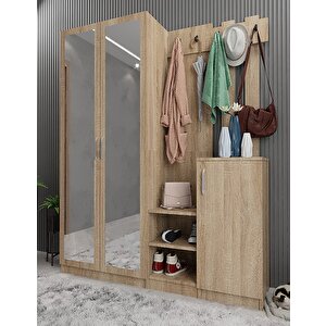 Life Dört Kapaklı Portmanto Meşe P.d.l_5_160cm