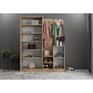 Life Dört Kapaklı Portmanto Meşe P.d.l_5_140cm