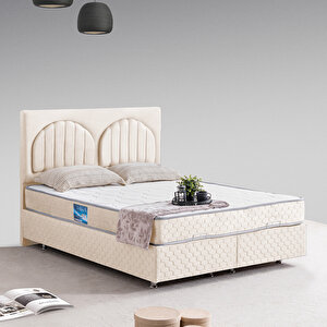 Walter Çift Kişilik Baza Başlık Orthosoft Yatak Seti - Krem