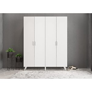 Bar Dört Kapaklı Portmanto Beyaz P.d.s.e _1_140cm 140 cm