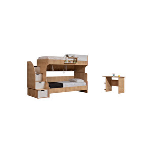 Ranza, Aura Ranza Karyola Masa 3 Kapaklı Dolap + 2 Comfort Yatak