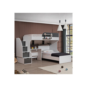 Ranza, Aura Ranza Karyola Masa 3 Kapaklı Dolap + 2 Comfort Yatak