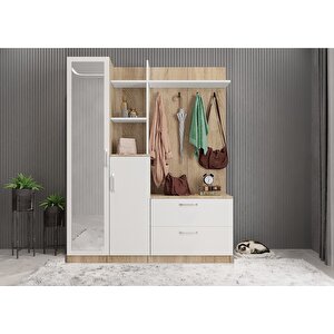 Bar Dört Kapaklı Portmanto Çam&antrasit P.d.b _13_160cm