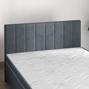 Başlık Kılıfı, Lavinya Yatak Başlık Kılıfı Antrasit 90x60 cm