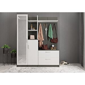 Bar Dört Kapaklı Portmanto Beyaz P.d.b _4_180cm 180 cm