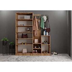 Life Eko Dört Kapaklı Portmanto Çam&antrasit P.d.l.e_9_180cm 180 cm