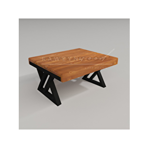 Ventus Doğal Ahşap Orta Sehpa 60x120 60x120 cm