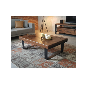 Team Doğal Ahşap Orta Sehpa 70x140 70x140 cm