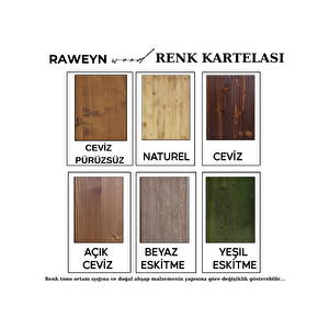 Deryawood Billet Doğal Ahşap Orta Sehpa 70x150