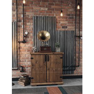 Storm Tamamen Ahşap Konsol 80cm Ceviz