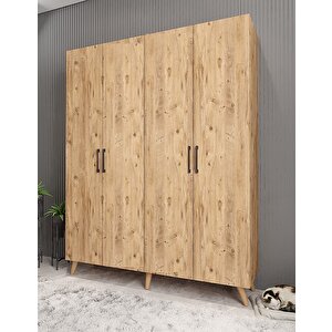 Süper Eko Dört Kapaklı Portmanto Çam P.d.s.e_4_140cm 140 cm