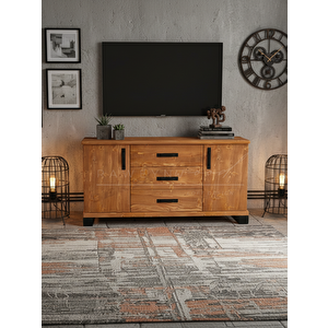 Quercus Full Ahşap Konsol 140cm Açık Ceviz