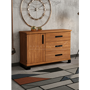 Quercus Full Ahşap Konsol 110cm Açık Ceviz