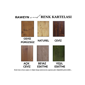 Deryawood Quercus Full Ahşap Konsol 240cm