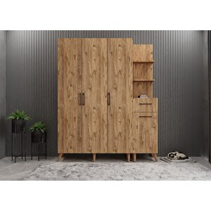 Harika Eko Dört Kapaklı Portmanto Çam P.d.h.e_4_180cm 180 cm