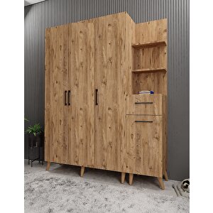 Harika Eko Dört Kapaklı Portmanto Çam P.d.h.e_4_180cm 180 cm