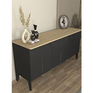 Pedro Konsol Antrasit - Rota 150cm