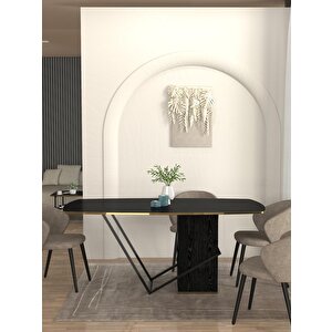 Drada Yemek Masası Senkronsiyah 180cm