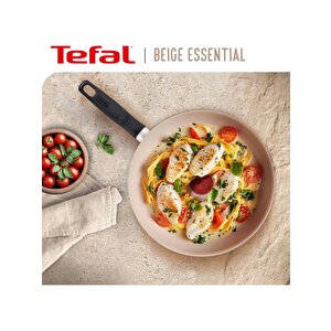 Beige Essential Mineralia+ Yapışmaz Kaplama İndüksiyon Tabanlı 2\'li Tava Seti - 24/28 Cm