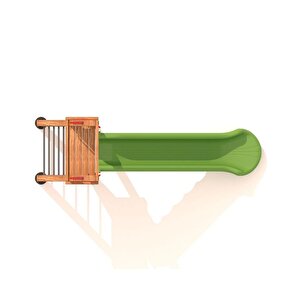 Ahşap Çocuk Oyun Parkı - Tek Kaydıraklı Ekonomik Model H150