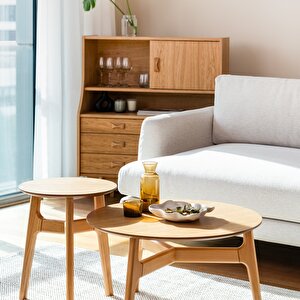 Casablanca Meşe Orta Sehpa Ahşap