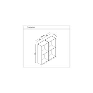 Esla Modüllü 4 Kapaklı 100%mdf (kurulum Dahi̇l)