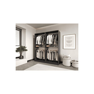 Esla Modüllü 4 Kapaklı 100%mdf (kurulum Dahi̇l) Antrasit