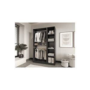 Esla Modüllü 3 Cam Kapaklı %100 Mdf (kurulum Dahi̇l) Antrasit