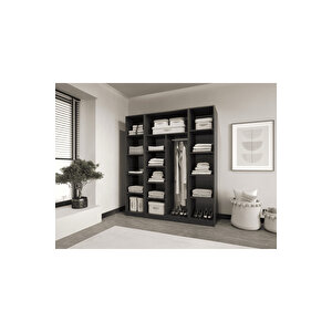 Esla Modüllü 4 Cam Kapaklı %100 Mdf (kurulum Dahi̇l) Antrasit