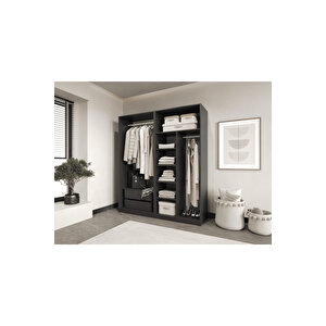 Esla Modüllü 4 Kapaklı %100 Mdf (kurulum Dahi̇l) Antrasit