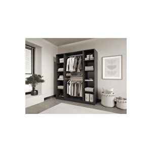 Esla Modüllü 4 Kapaklı %100 Mdf (kurulum Dahi̇l) Antrasit